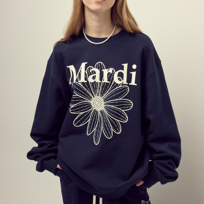 OVERSIZED 圓領 SWEATSHIRT FLOWERMARDI